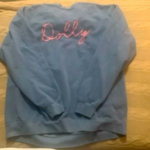 Slate blue Dolly sweatshirt -2XL